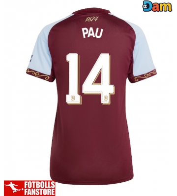 Aston Villa Pau Torres #14 Hemmatröja Dam 2025-26 Kortärmad